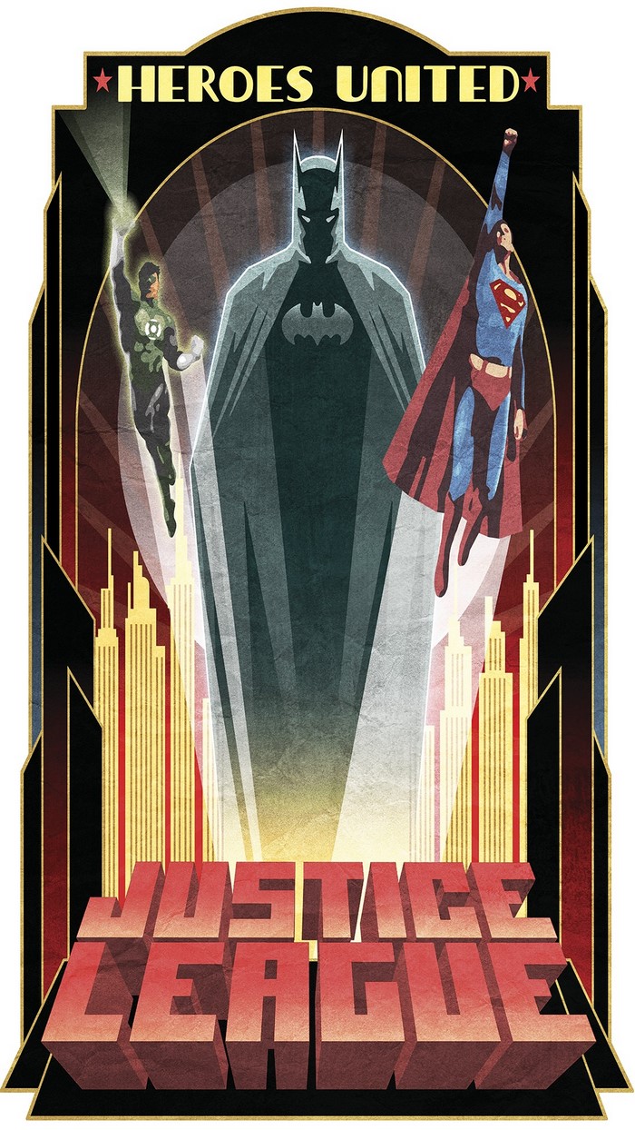 Justice League Heroes United Poster