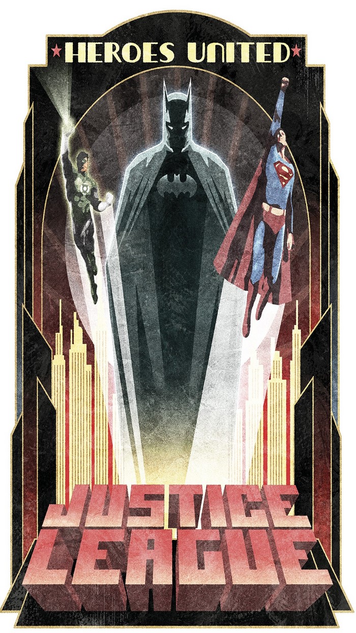 Justice League Heroes United Poster