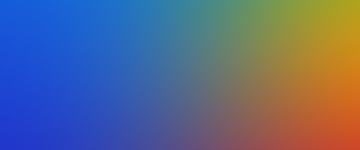 Abstract gradient of blue, green, and orange