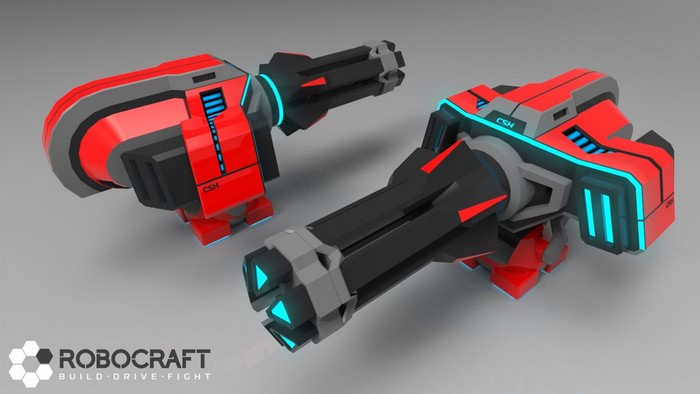 Robocraft futuristic weapons