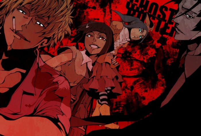 Ghost Master anime characters illustration