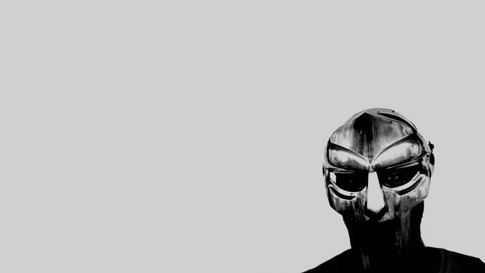 MF DOOM wearing his iconic mask