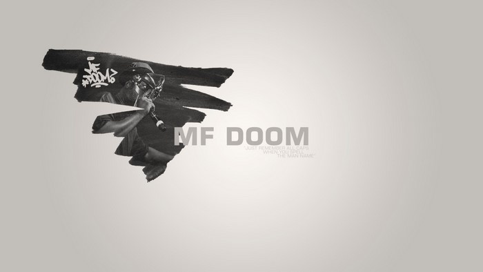 MF DOOM illustration with quote
