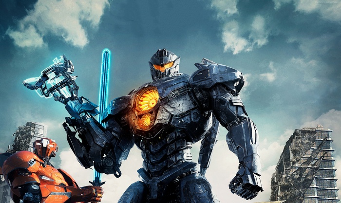 Gipsy Danger and Crimson Typhoon from Pacific Rim: Uprising 4K