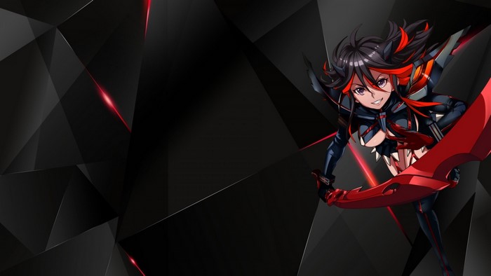 Matoi Ryuko from Kill la Kill with a large red blade