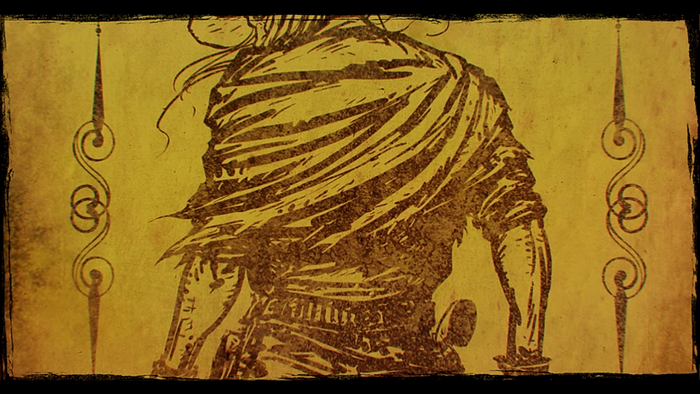 Drawing of a cowboy from Call of Juarez Gunslinger