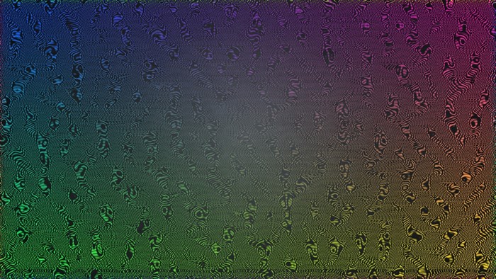 Abstract colorful distorted texture with green and purple gradient