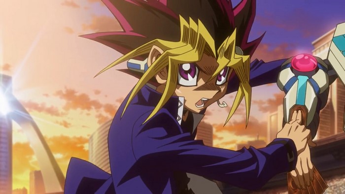 Yugi Muto from Yu-Gi-Oh! playing cards