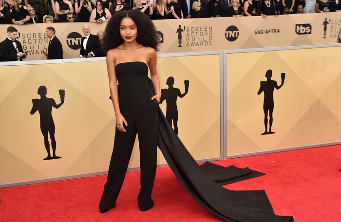 Yara Shahidi at the Screen Actors Guild Awards 2018