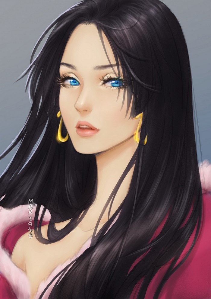 Boa Hancock Beautiful Portrait from One Piece