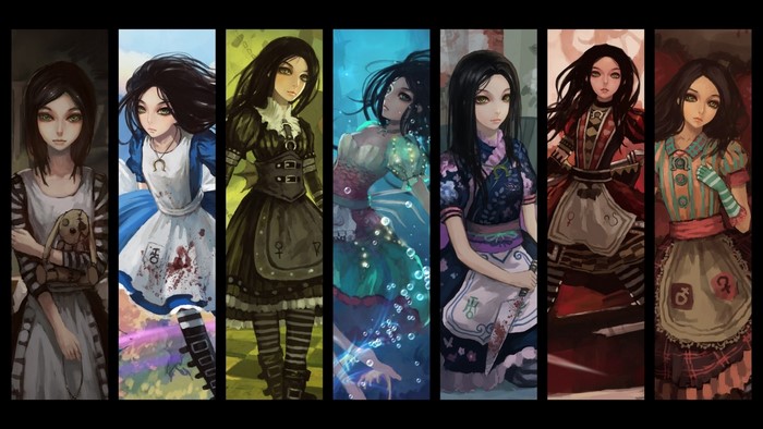 Alice Madness Returns - Seven Artistic Styles of Alice