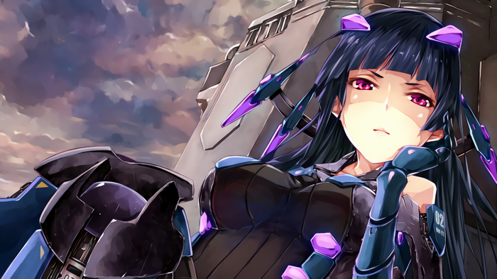 Anime girl in mecha suit from Muv Luv