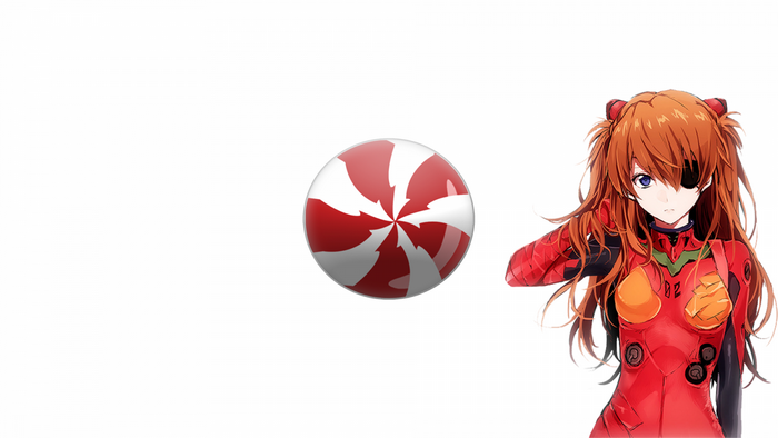 Asuka Langley Soryu with Peppermint Candy