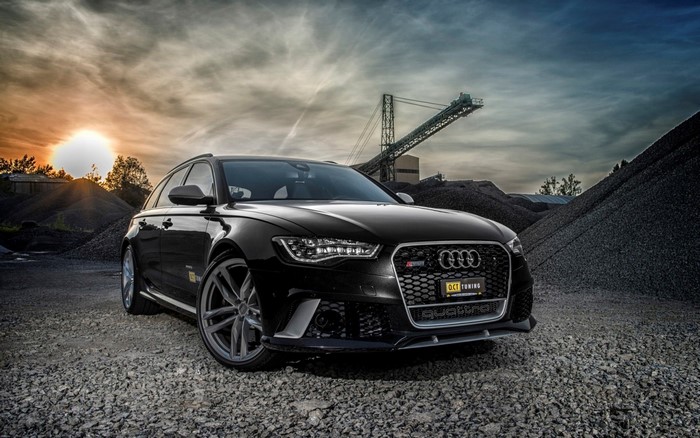 Black Audi RS6 Avant by O.CT Tuning