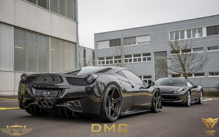 Black Ferrari 458 Italia by DMC Elegante