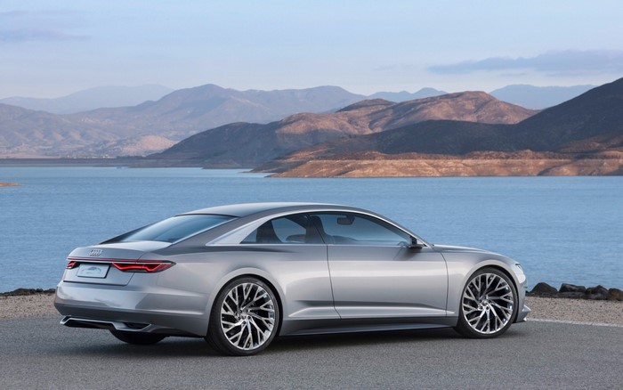 Audi Prologue concept car by a lake