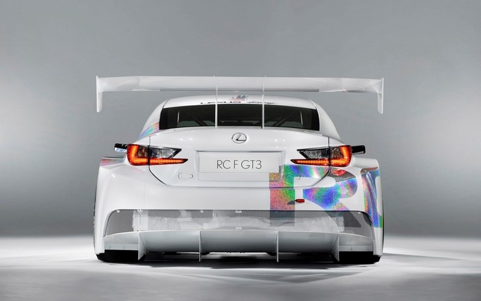 Lexus RC F GT3 Concept race car rear view