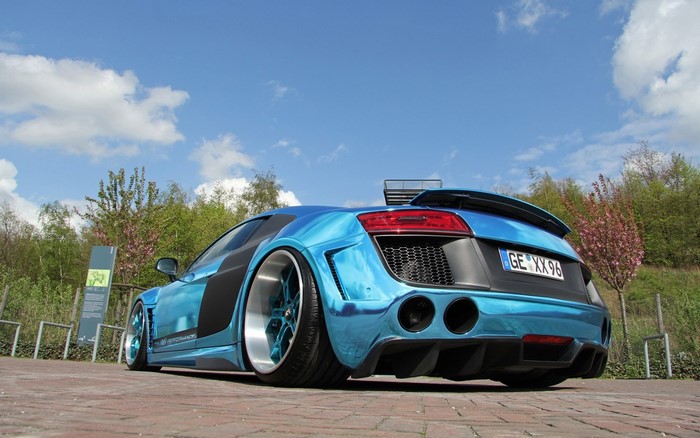 Blue Audi R8 V10 by xXx Performance