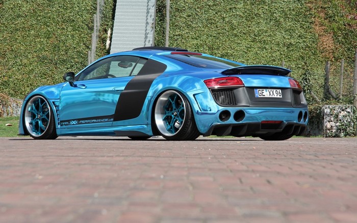 Blue Audi R8 V10 by xXx Performance