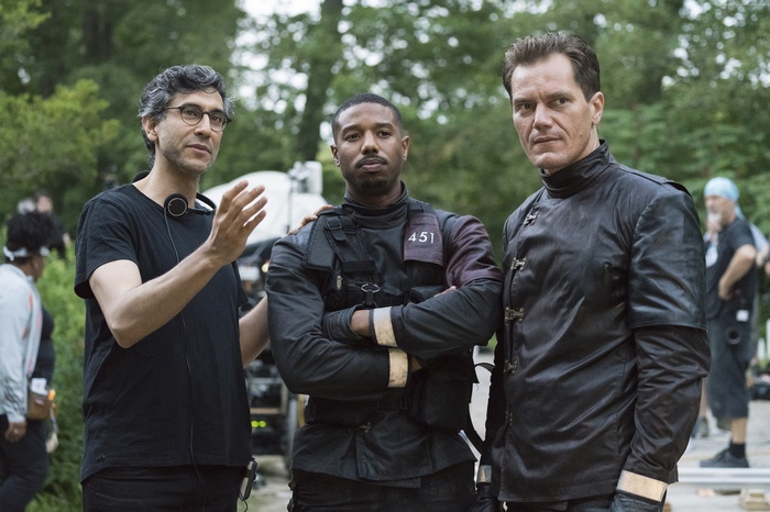 Michael B. Jordan and Michael Shannon from Fahrenheit 451