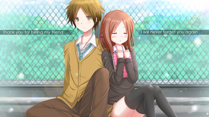 Hase Yuuki and Fujimiya Kaori from Isshuukan Friends