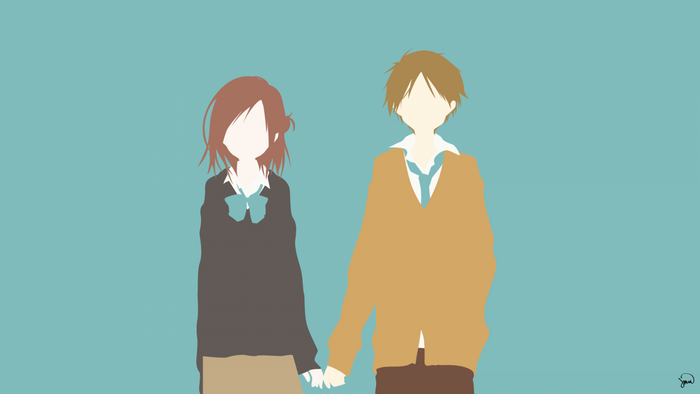 Hase Yuuki and Fujimiya Kaori from Isshuukan Friends