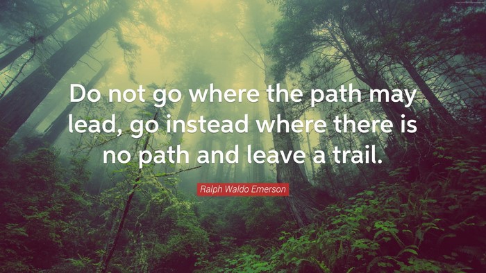Quote by Ralph Waldo Emerson in a forest