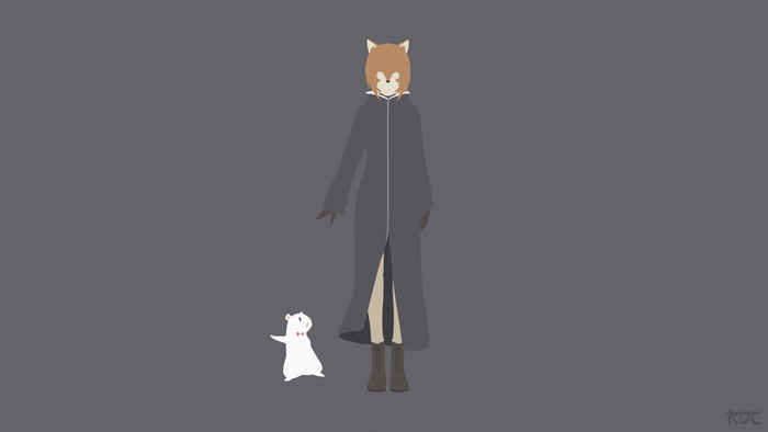 Al and Inukai from Flying Witch
