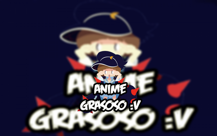 Anime Grasoso logo with character