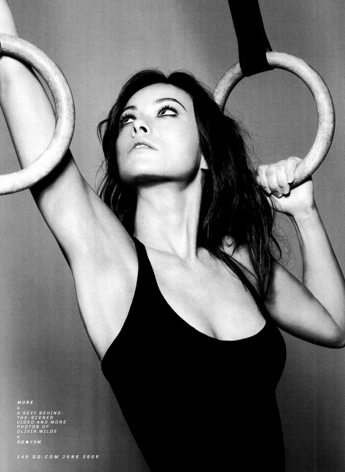 Olivia Wilde on Gymnastic Rings