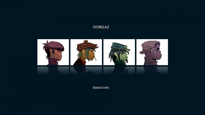 Gorillaz Demon Days Album Art Characters