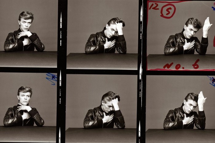 David Bowie contact sheet