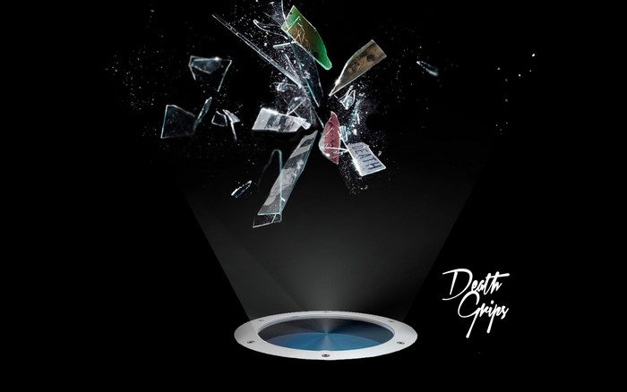 Death Grips shattered glass illustration
