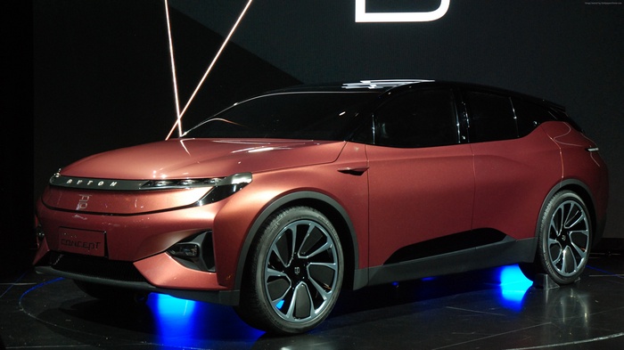 Byton Concept electric car at CES 2018