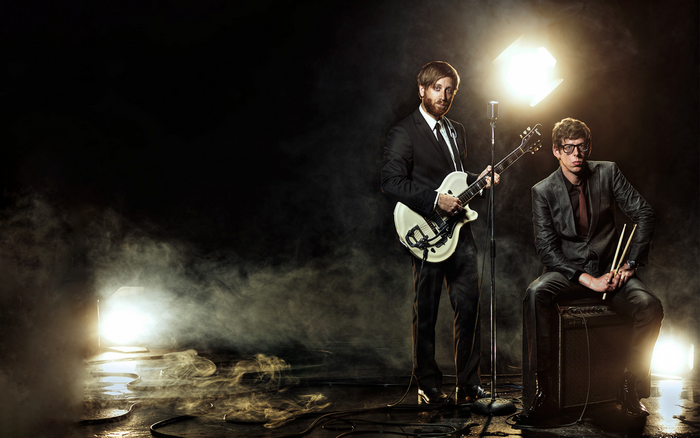The Black Keys performing on stage