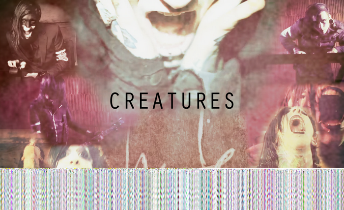Motionless In White Creatures album cover photomontage