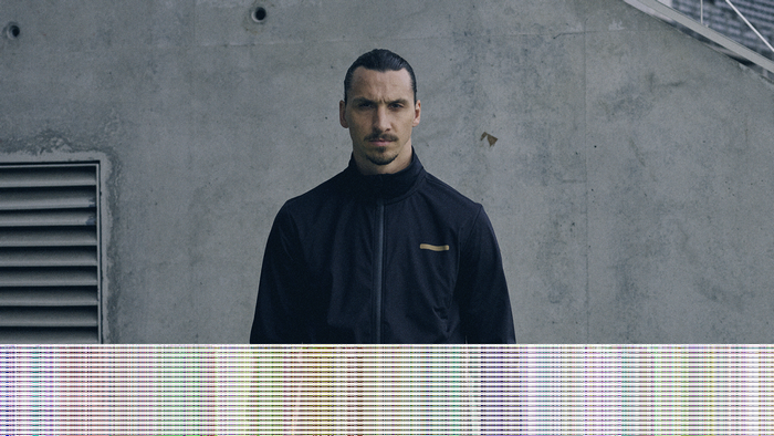 Zlatan Ibrahimović wearing a black sportswear jacket