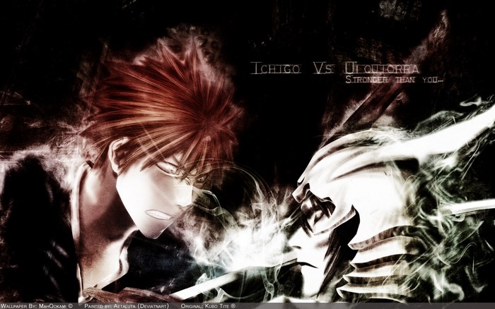 Ichigo vs Ulquiorra from Bleach