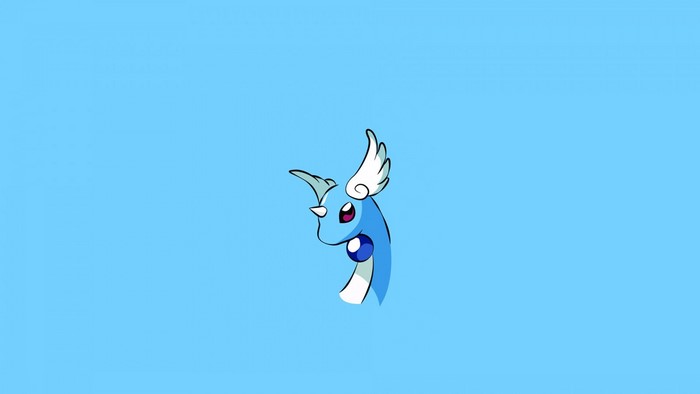 Dragonair from Pokemon illustration