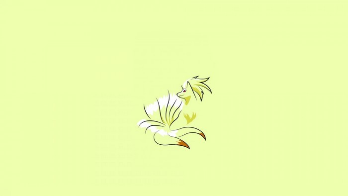 Illustration of Ninetales from Pokemon