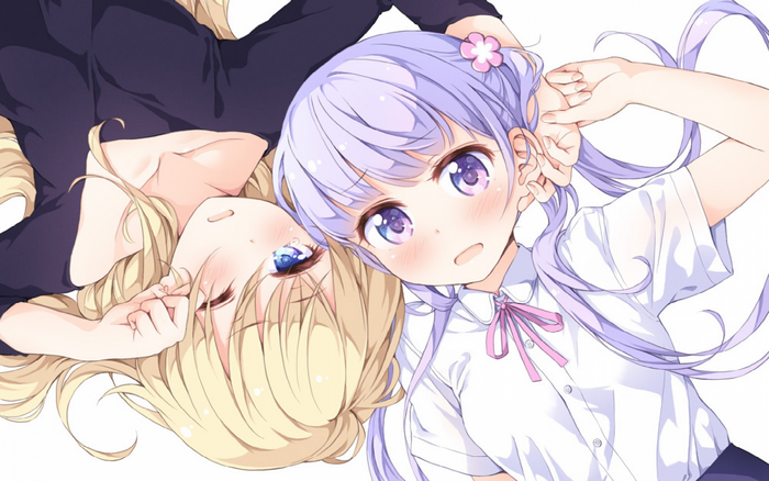 Aoba Suzukaze and Yagami Kou from New Game!