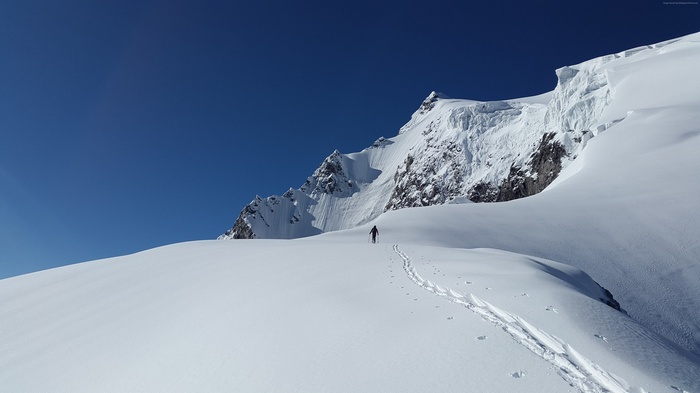 4K Snow Mountains Winter