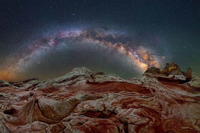 Milky Way over White Pocket, Arizona