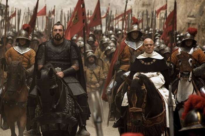 Assassins Creed Movie: Knights and Monk on Horses