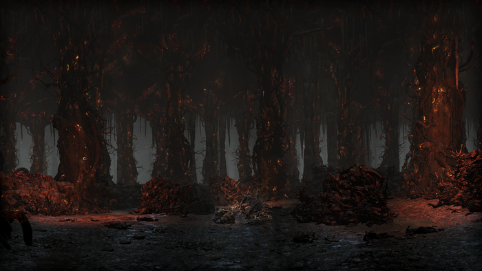 Smouldering Lake from Dark Souls III