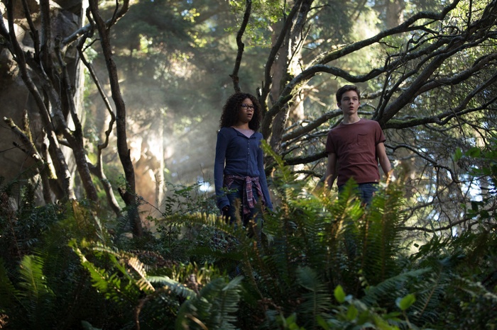 Storm Reid and Levi Miller from A Wrinkle in Time