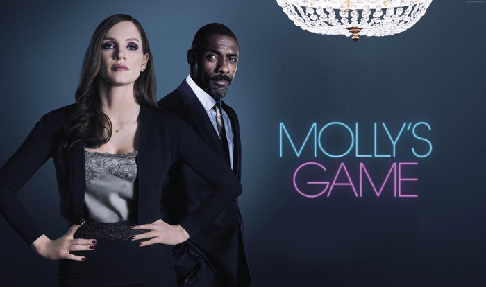 Molly's Game: Jessica Chastain and Idris Elba
