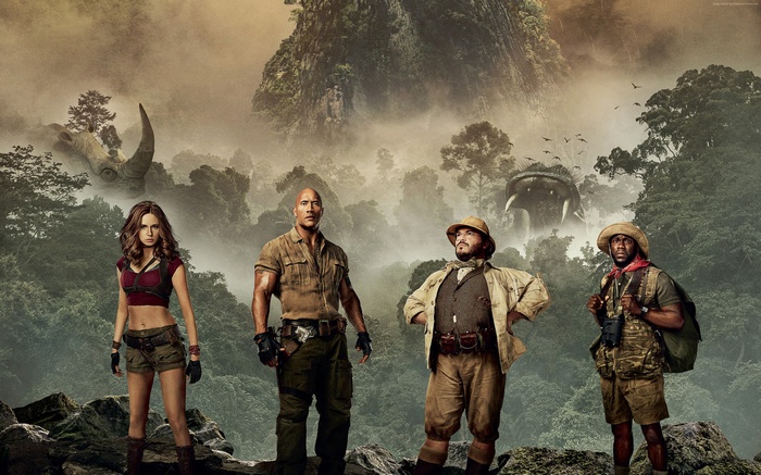 Jumanji: Welcome to the Jungle 4K Poster