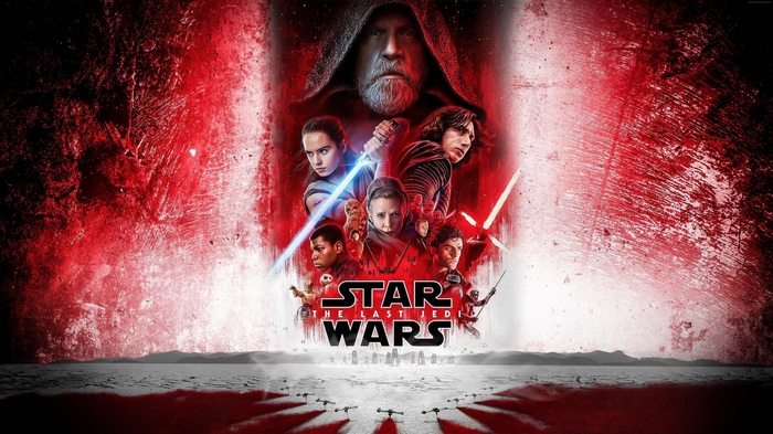 Star Wars: The Last Jedi Poster with Characters