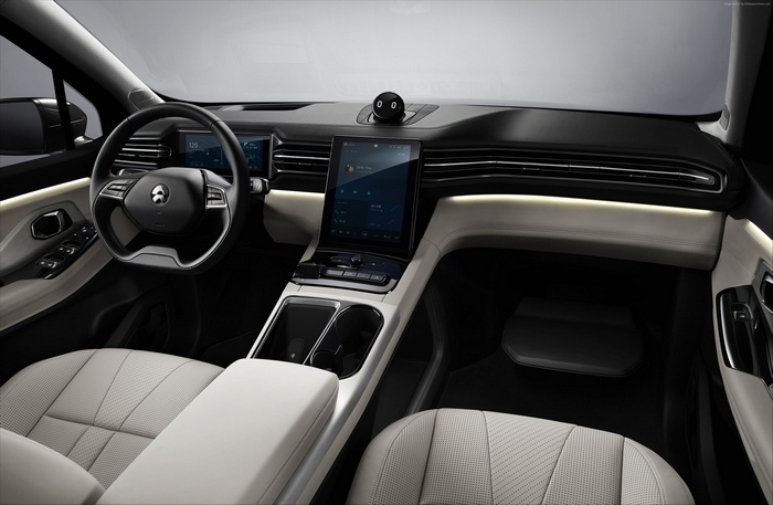 Nio ES8 electric car interior 4K